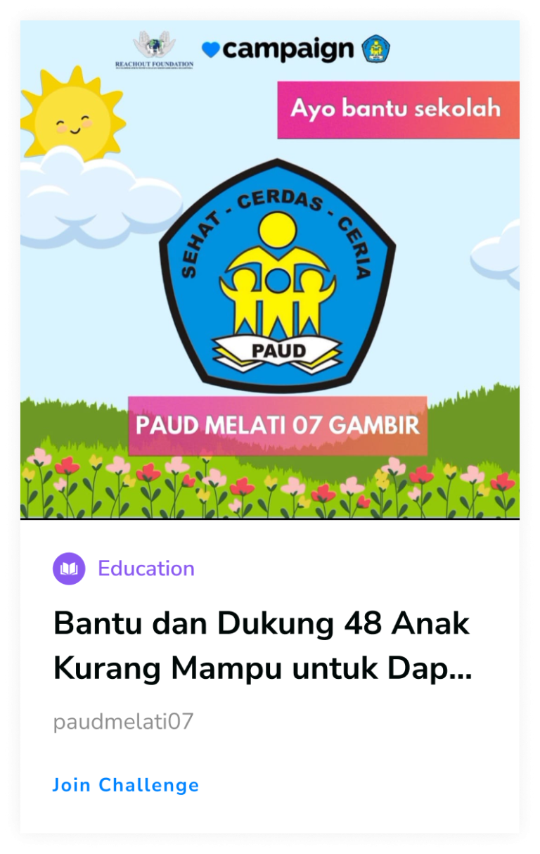 Microsite Bantu Sekolah Yuk 2